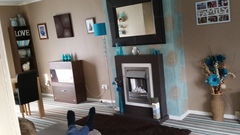 striped stairs/landing carpet