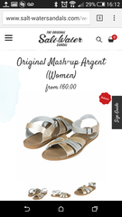 Salt Water Sandals.