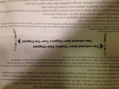 I can't read this test (pic) and I'm panicking