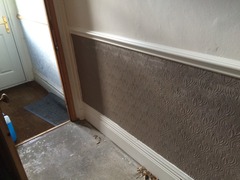 Hallway in shades of brown - carpet?