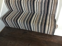 striped stairs/landing carpet