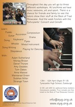 Edinburgh Easter music course for 9 -18 years olds