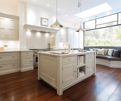 Which kitchen will she the least?