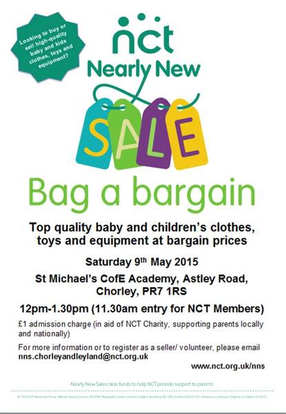 Chorley & Leyland NCT Nearly New Sale