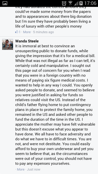 To wonder why there has STILL been no donation?