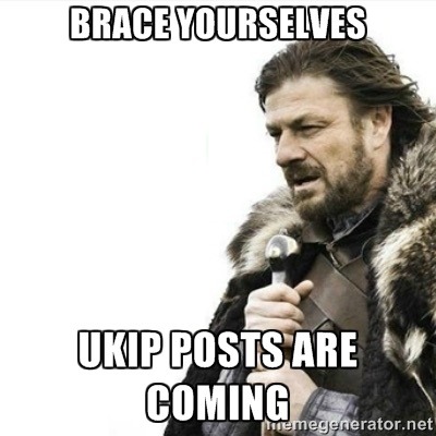 To admire Nigel Farage for speaking up?