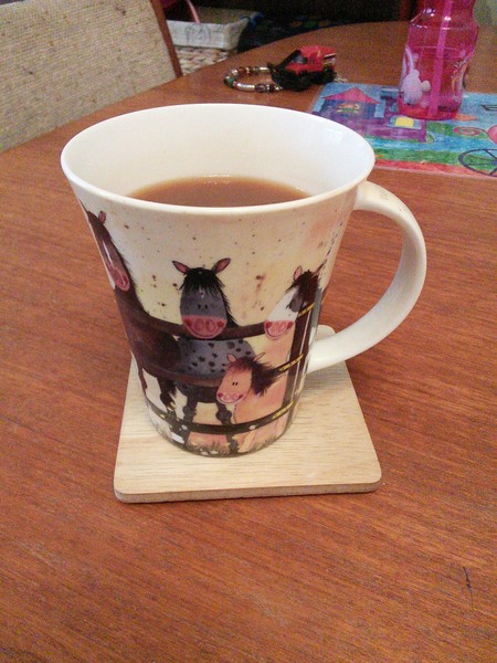 To think that the choice of mug greatly affects the taste of tea