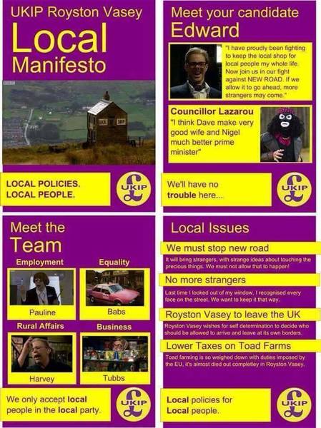 ...to vote UKIP, even though I don't really want to?