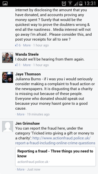 To wonder why there has STILL been no donation?