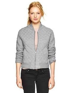 How to style a quilted bomber?
