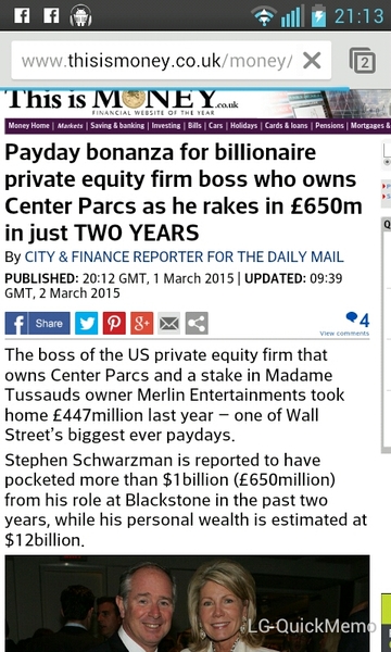 To be really cross with Center Parcs?