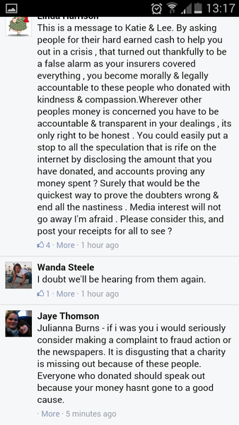 To wonder why there has STILL been no donation?