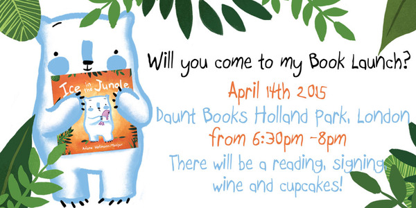 Picture Book Launch 14th April Daunt Books Holland Park, London
