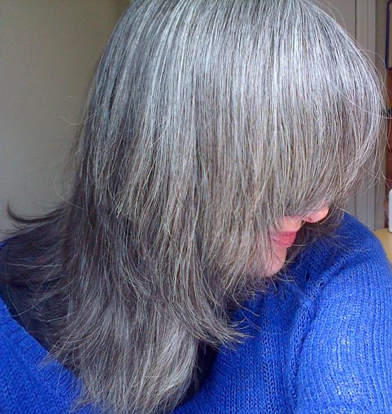 Am vey vey excited! Spotted some lovely grey in my hair!!!