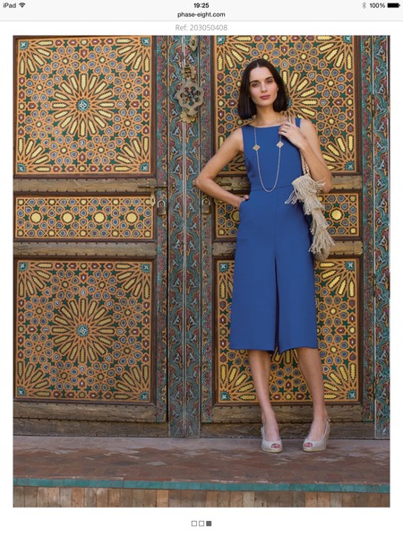 Culottes jumpsuit.