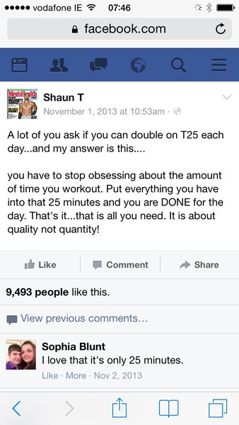 Anyone else starting a Beachbody workout programme? (T25, insanity etc)