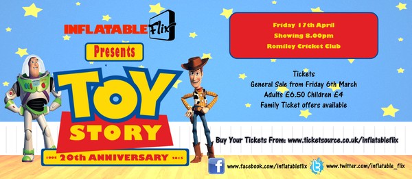 Outdoor Cinema Showing - ToyStory April 17th