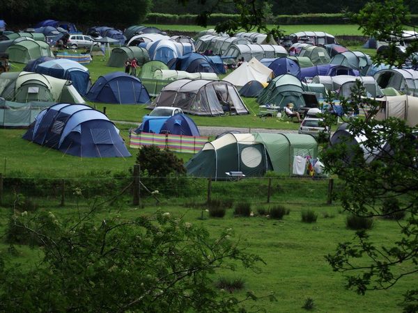 Lake district sites with campfires
