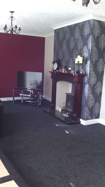 To paint my sitting room red?