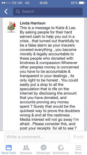 To wonder why there has STILL been no donation?