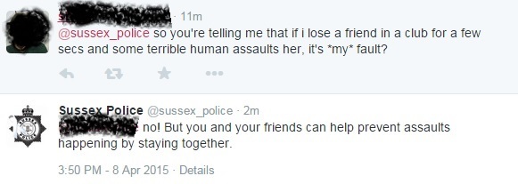 'Sussex Police is taking an innovative approach' to their new Rape awareness campaign
