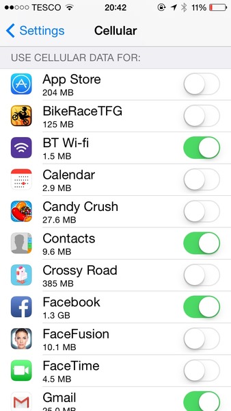 How have I used £26 of mobile data while I was asleep? Anyone?