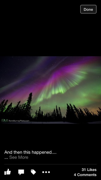 Armchair aurora watching