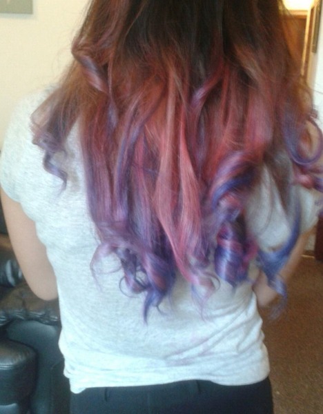 To want to dye my hair a wacky colour like pink or blue or green?