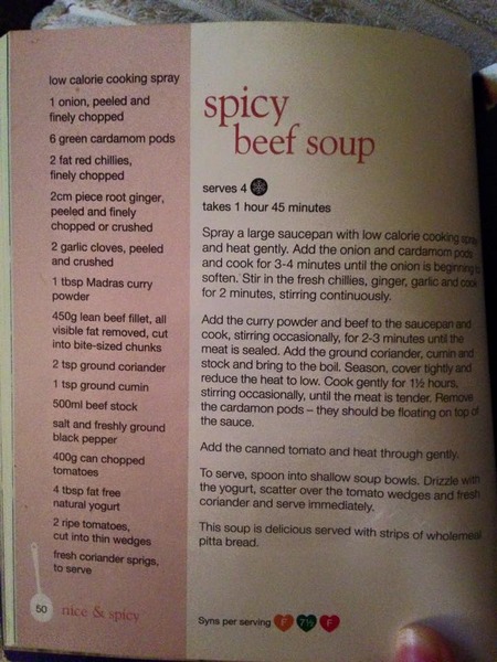 To say Slimming world food is disgusting?