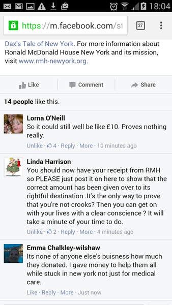 To wonder why there has STILL been no donation - Thread 2