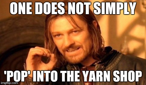 to drive 20 miles to buy some wool?