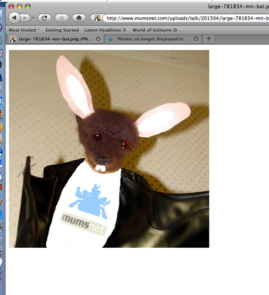 Why are pics now showing as jpg images in new page when you click on them?