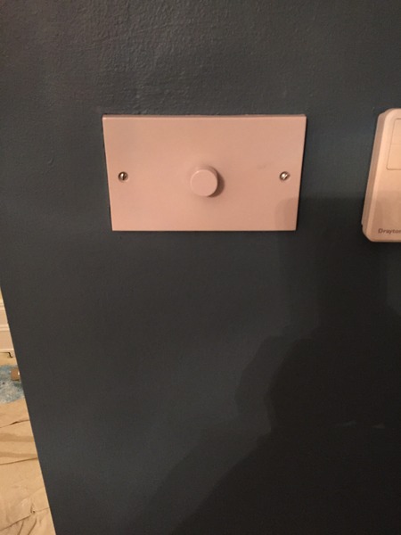 Funny shaped light switch...