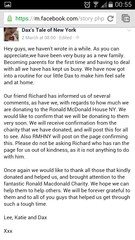 To wonder why there has STILL been no donation?