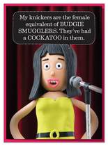 To complain to M&S about their so called 'Humour' cards