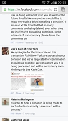 To wonder why there has STILL been no donation?