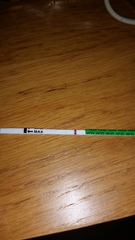 How long can a faint line be faint?!