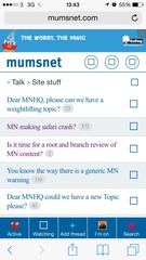 Mobile site looks weird