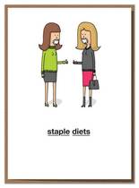 To complain to M&S about their so called 'Humour' cards