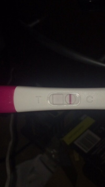 12dpo can anyone see a very very faint line?!