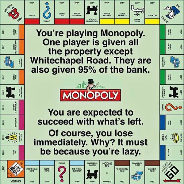 Wealth inequality - we've been fooled