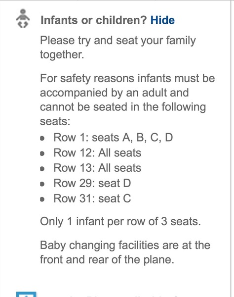 About pre-booking airline seats