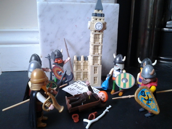 It's election day for the Playmobil people in our house. Cast your votes here...