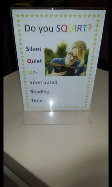 A library should not ask if I squirt