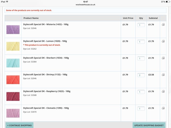 Anyone fancy helping pick blanket colours?