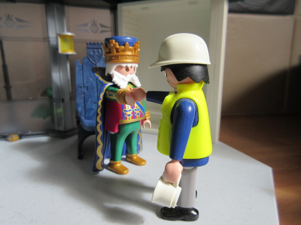 It's election day for the Playmobil people in our house. Cast your votes here...