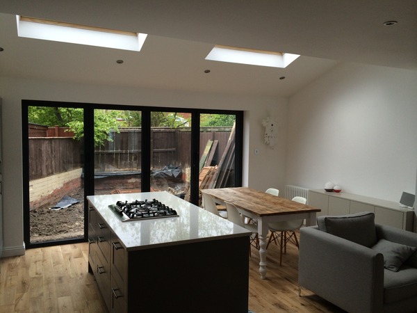 Wall of windows/bifold doors question