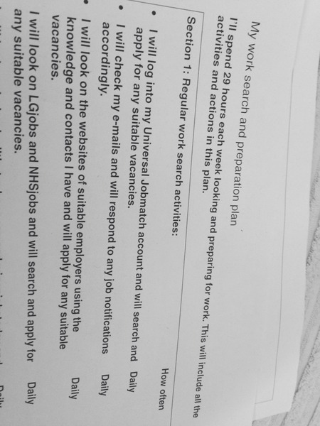 To ask if you have had any contact with benefit 'scroungers'