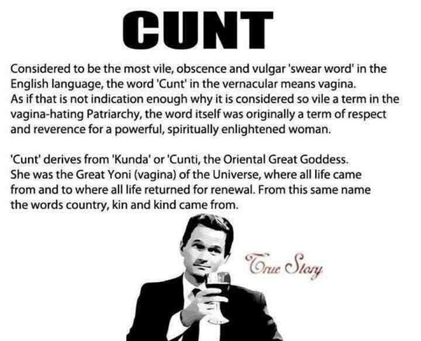 To be offended by the use of this word in many threads?