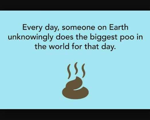 To take pride in my stinky farts?